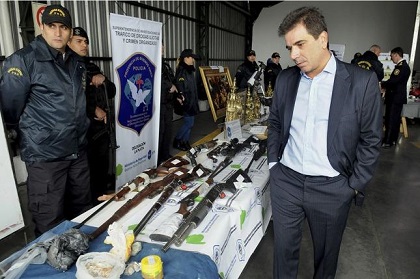 Cristian Ritondo: se duplicaron los secuestros de armas.