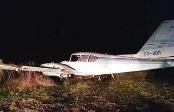 Derribaron una avioneta con droga en San Antonio de Arecco.