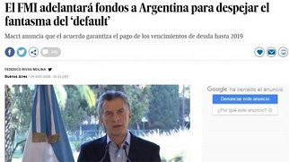 La “crisis argentina” en todos los diarios del mundo