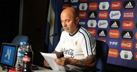 La lista de Sampaoli con los 23 seleccionados