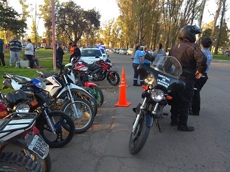 Operativos de tránsito dejaron como saldo 38 motos secuestradas.