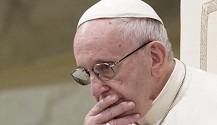 Emotiva declaración del Papa refieriéndose los abusos