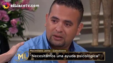 Un compañero del chofer asesinado, le puso emoción al almuerzo de Mirtha Legrand