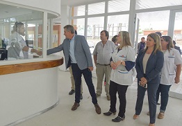 Hospital Penna: Gay destacó el compromiso del gobierno provincial en la realización de la obra.
