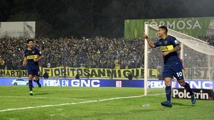 Boca mostró su poderío y goleó a Gimnasia y Tiro en Formosa