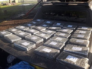 Golpe al narcotráfico en Las Flores : secuestran importante cantidad de droga