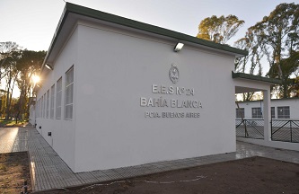 El intendente visitó la obra de ampliación y refacción de la Escuela Nº 24