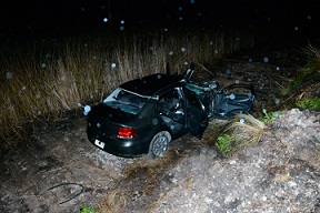 Una familia bahiense protagonizó un terrible accidente en Olavarría.