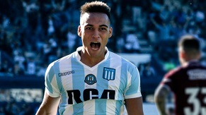 Lautaro Martínez no jugará los octavos de la Copa Libertadores para Racing.