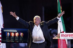 López Obrador lleva la izquierda al poder en México.
