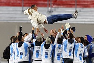 Di María tuvo su merecido homenaje por su carrera en la Selección Argentina: 