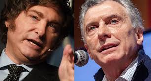 Milei  a Macri 