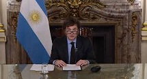 El presidente Milei contestó a las críticas de Cristina.