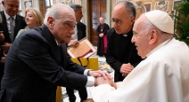 Martin Scorsese le prometió al papa Francisco que hará una película sobre Jesús
