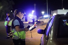 Operativos de seguridad vial en diferentes puntos de Bahía