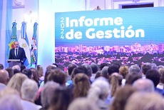 A un año de asumir como intendente, Susbielles brindó un pormenorizado informe de gestión