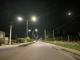 Nuevos barrios suman iluminación con tecnología LED